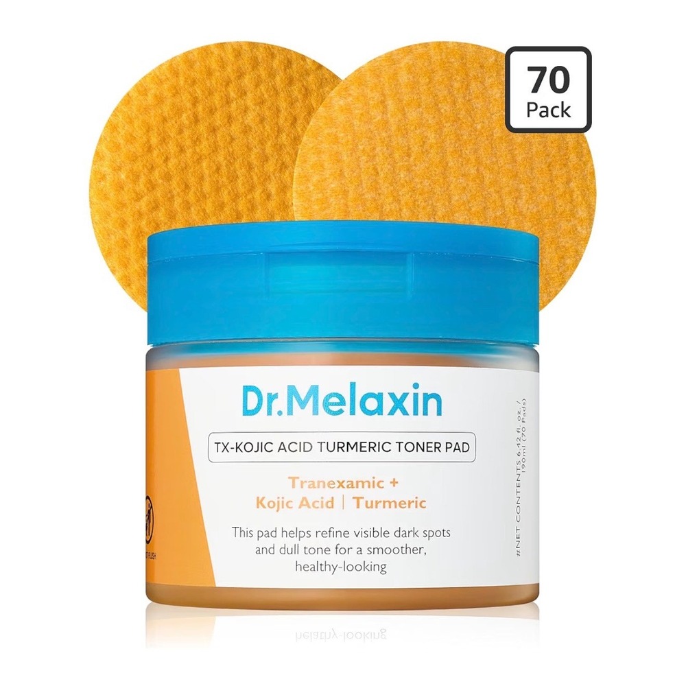 Dr. Melaxin - TX-Kojic Acid Turmeric Toner Pad 70ct - *NIB*
